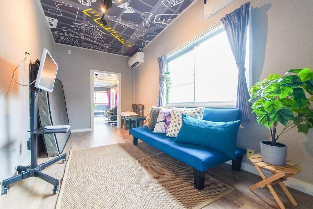 Appartement Sanacion Namba 難波千日前の5Ldk120平米 駅徒歩2分 広々バルコニーでバーベキューも可能 à Ōsaka Extérieur photo