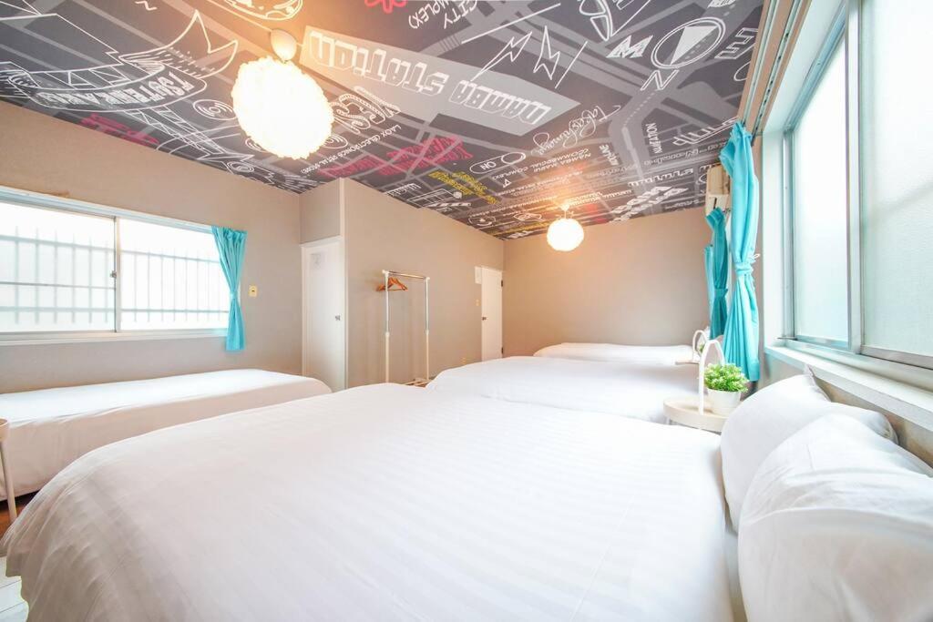 Appartement Sanacion Namba 難波千日前の5Ldk120平米 駅徒歩2分 広々バルコニーでバーベキューも可能 à Ōsaka Extérieur photo